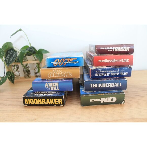 James Bond 007 VHS Colletction Lot of 9 - TESTED and WORKING. - Picture 9 of 17